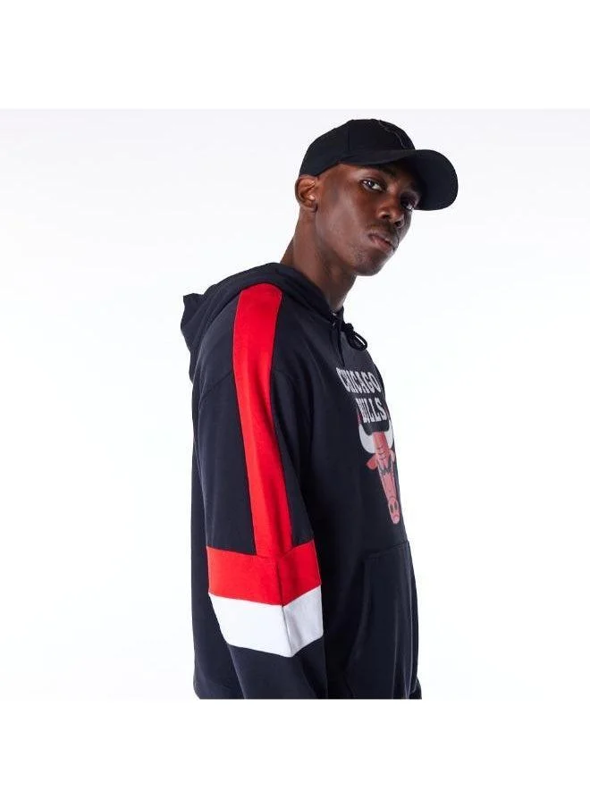 NEW ERA Chicago Bulls Colour Block Oversized Hoodie