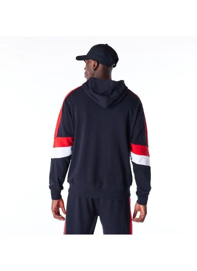 NEW ERA Chicago Bulls Colour Block Oversized Hoodie