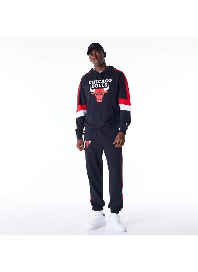 NEW ERA Chicago Bulls Colour Block Oversized Hoodie