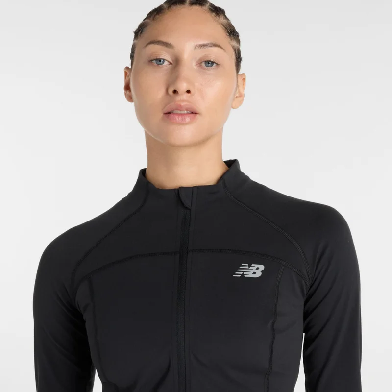 New Balance Black NB Harmony Fitted Full Zip for Women | Best Price UAE