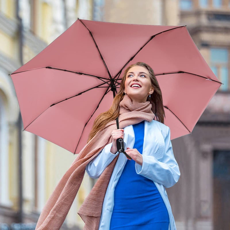 G4Free UPF 50+ UV Protection Large Travel Umbrella 42/46 Inch Auto Open Close Windproof Sun Blocking Umbrella - Image 4