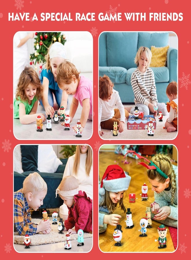 LIHAO 12PCS Christmas Wind Up Toys for Kids Party Favors, Christmas Stocking Stuffers Gifts for Grandkids - Image 5