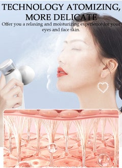 DUNISO Heated Eye Mist Sprayer for Dry Eyes, Rechargeable Eye Mister with Moist Heat to Relief MGD, Blepharitis, Stye, Chalazion,Portable Heated Eye Steamer Humidifier for Eye Skin Care Women & Men in Office  - Image 2