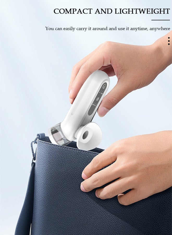 DUNISO Heated Eye Mist Sprayer for Dry Eyes, Rechargeable Eye Mister with Moist Heat to Relief MGD, Blepharitis, Stye, Chalazion,Portable Heated Eye Steamer Humidifier for Eye Skin Care Women & Men in Office - Image 3