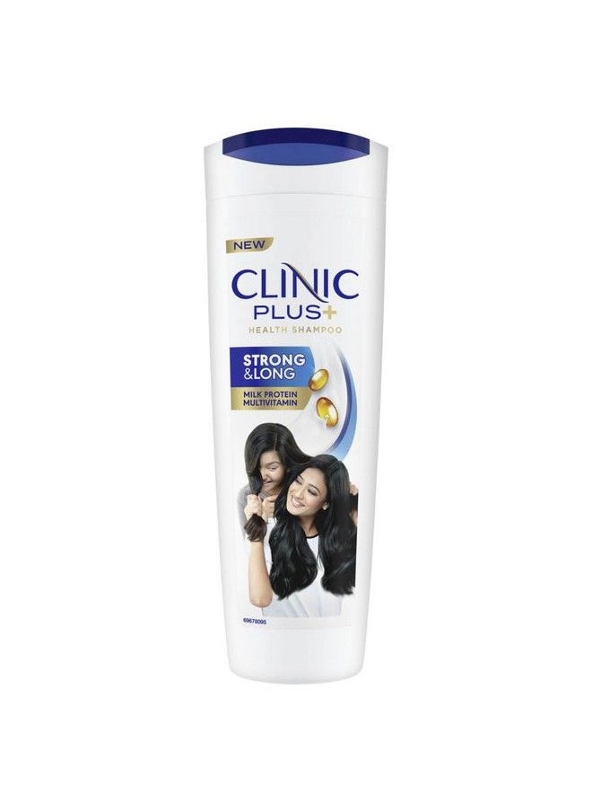 Clinic Plus - شامبو قوي وطويل 355 مل مع بروتينات الحليب والفيتامينات المتعددة لشعر صحي وطويل شامبو مقوي لنمو الشعر - Image 1