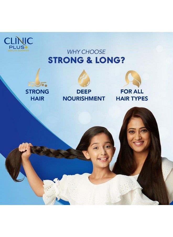 Clinic Plus - شامبو قوي وطويل 355 مل مع بروتينات الحليب والفيتامينات المتعددة لشعر صحي وطويل شامبو مقوي لنمو الشعر - Image 1