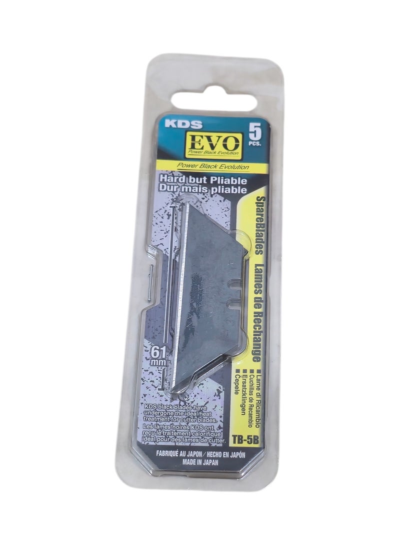 KDS TB-5B Trapezoidal Spare Blades Pack of 3 (5 Blades Each) - Image 2
