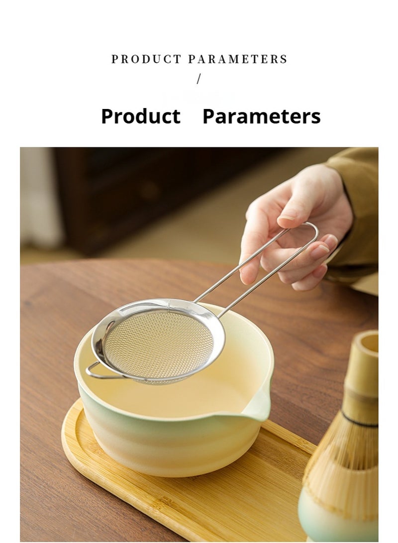 غوغا طقم ماتشا ياباني 8 قطع فاخر – ادوات ماتشا مع مضرب خيزران لتحضير الشاي – هدية أنيقة لمحبي الماتشا - Image 4