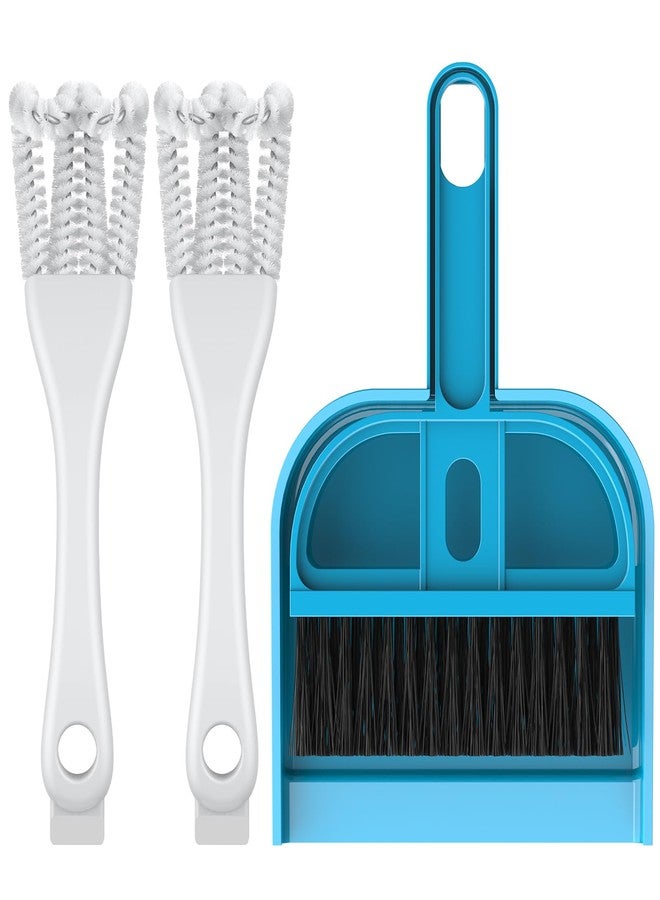 باوفلي فرشاة تنظيف أقفاص الطيور من باوفلاي، 3 قطع، مع مجرفة، طقم فرشاة تنظيف أقفاص الطيور 2 في 1، مزيل فضلات الطيور للمجاثم، بيوت الكلاب، وأقفاص الحيوانات الصغيرة، ملحقات أقفاص الطيور، فرشاة إزالة فضلات الطيور - Image 1