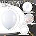 JUSTOTRY Link Balloons 12 Inch 100 Pcs Quick Link Balloon Latex Linking Balloons Connected Linkable Balloon Birthday Wedding Party DecorationsWhite - Image 4