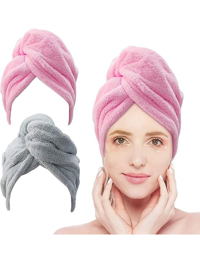 Microfiber Hair Towel for Curly Hair,  Turbans for Wet Hair Drying Towels,  Fast Dry Hair Towel Wrap, 26 Inch10 Inch - Image 1