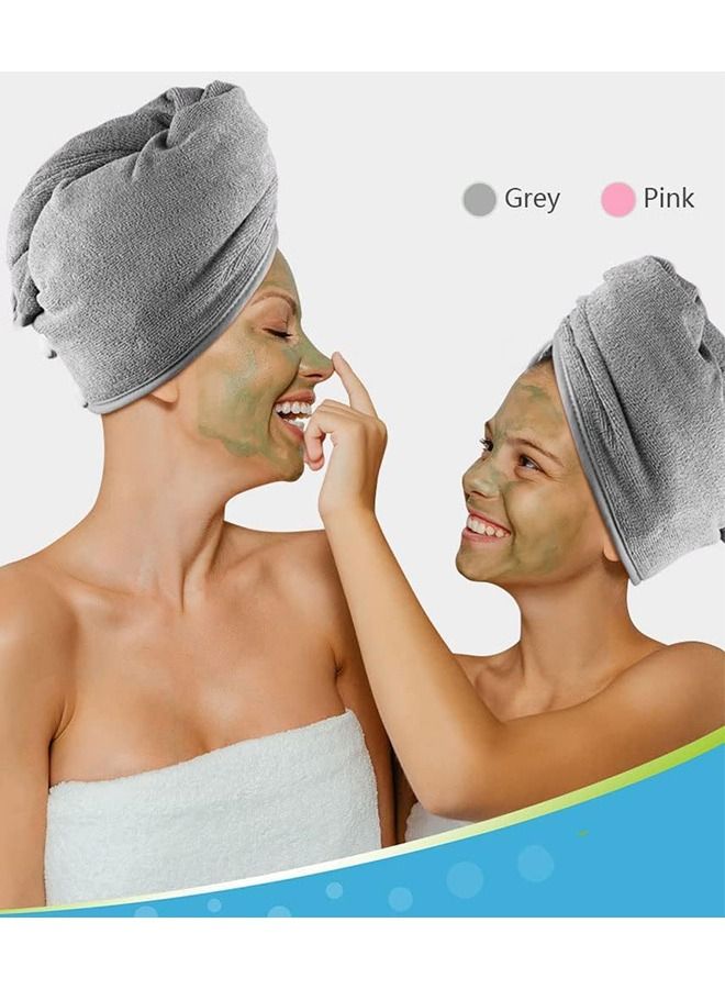 Microfiber Hair Towel for Curly Hair,  Turbans for Wet Hair Drying Towels,  Fast Dry Hair Towel Wrap, 26 Inch10 Inch - Image 4