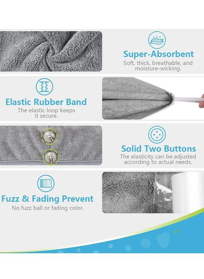 Microfiber Hair Towel for Curly Hair,  Turbans for Wet Hair Drying Towels,  Fast Dry Hair Towel Wrap, 26 Inch10 Inch - Image 5