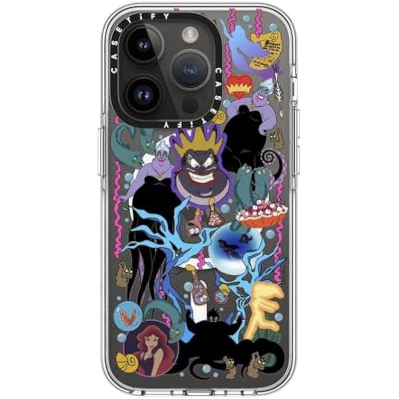 Casetify Clear iPhone 14 Pro Case 【Villains Co-Lab/Not Yellowing / 6.6ft Drop Protection/Compatible with Magsafe】 - Liar Sticker - Ursula - Clear - Image 3