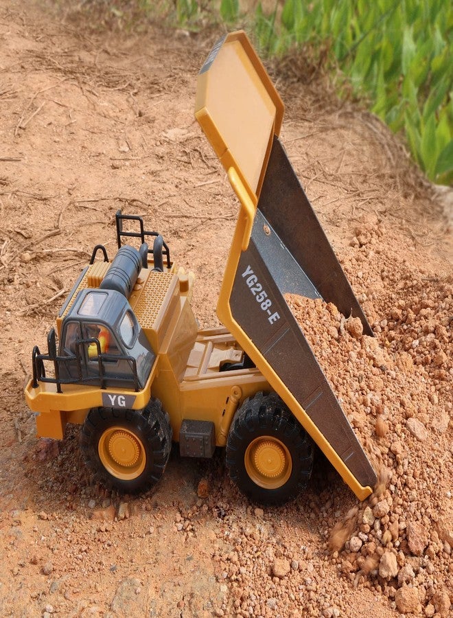 DDAI Remote Control Construction Dump Truck Toy - RC Dump Truck Toys- Construction Toys Vehicle- RC Truck Toys for 8 9 10 11 12 Year Old Boys and up- Toy Trucks - Image 5