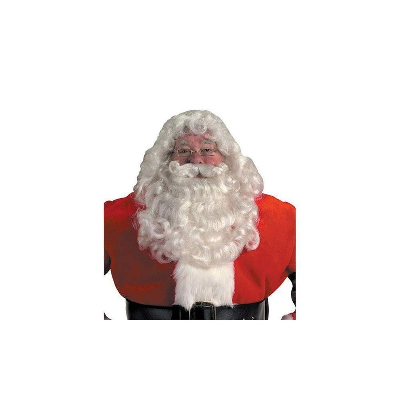 Halco Professional Santa Wig and Beard Set Costume Accessory,Red,One Size - Image 4