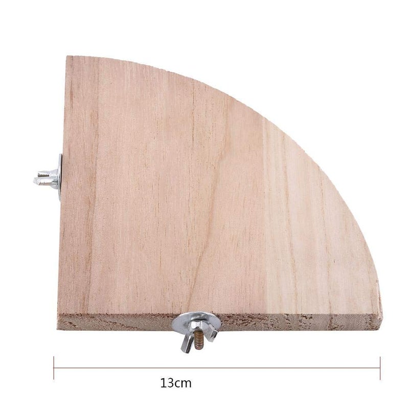 Wooden Birdcage Ladder Perch Stand 5 Inches Budgie Exercise Accessories - Image 3
