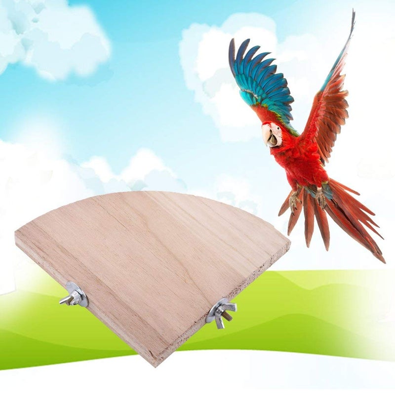 Wooden Birdcage Ladder Perch Stand 5 Inches Budgie Exercise Accessories - Image 4