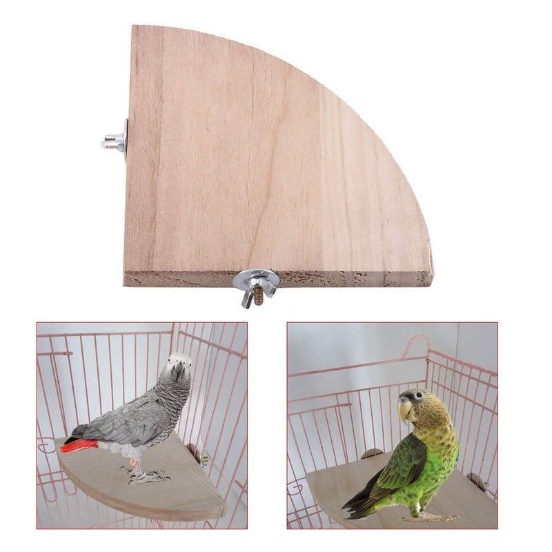 Wooden Birdcage Ladder Perch Stand 5 Inches Budgie Exercise Accessories - Image 5