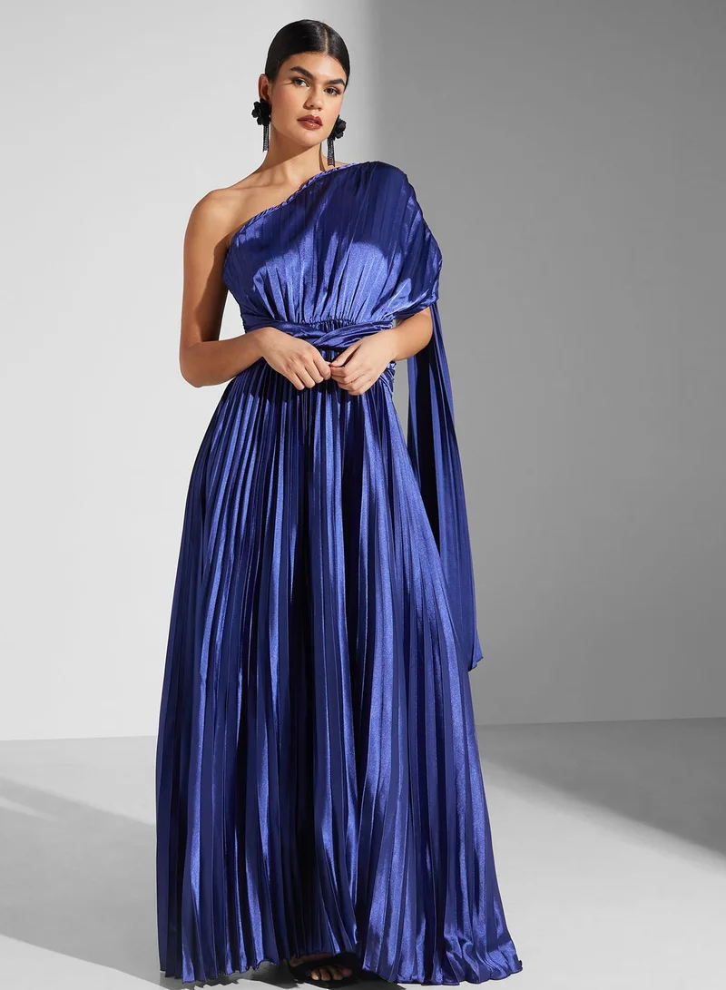Ella Limited Edition Pleated One-Shoulder Dress