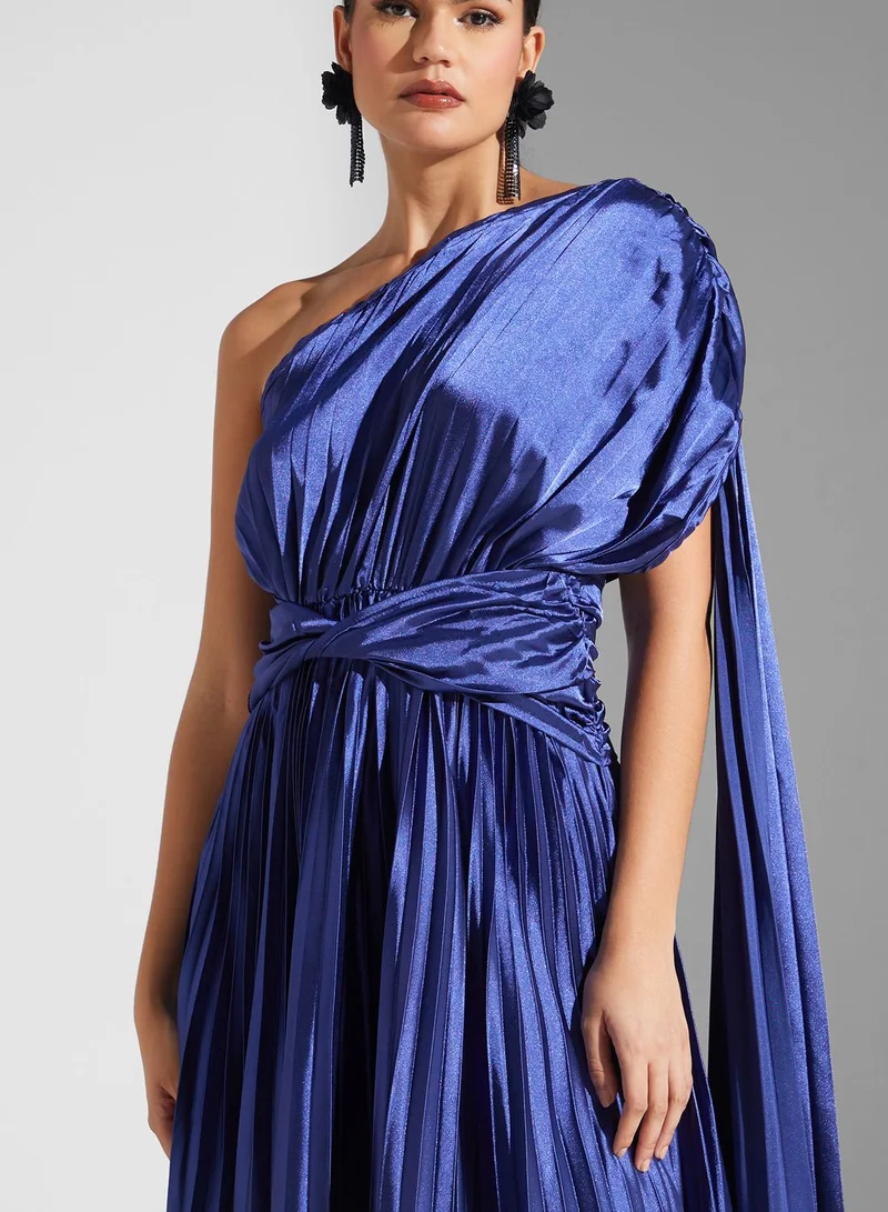 Ella Limited Edition Pleated One-Shoulder Dress