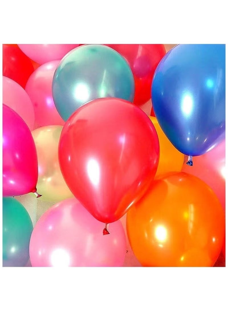 Balloons 100 Pack 12-Inch Latex Balloons – Premium Thick Colorful Party Balloons for Birthday, Wedding, Baby Shower, Graduation & Festival Decorations – Helium & Air Supported Party Supplies - Image 1