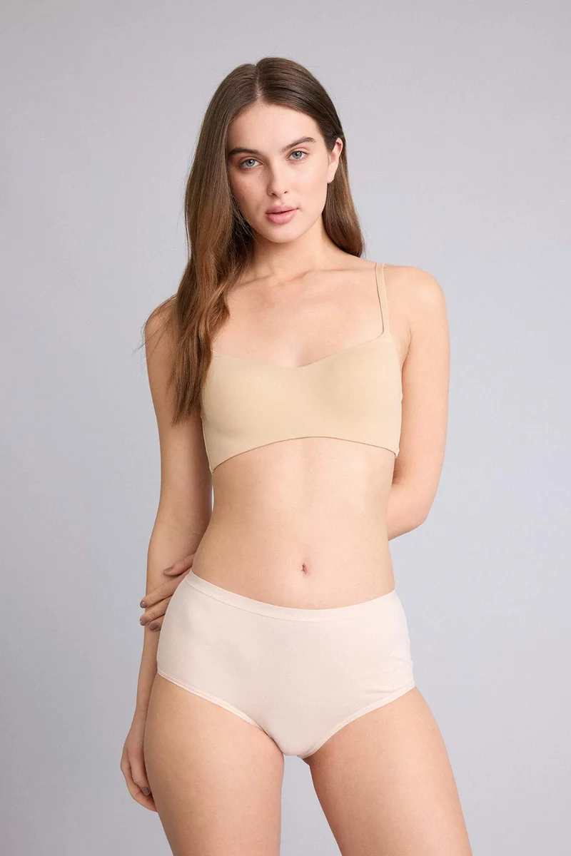 ديفاكتو Micro Covered Padded Wire Free Bra