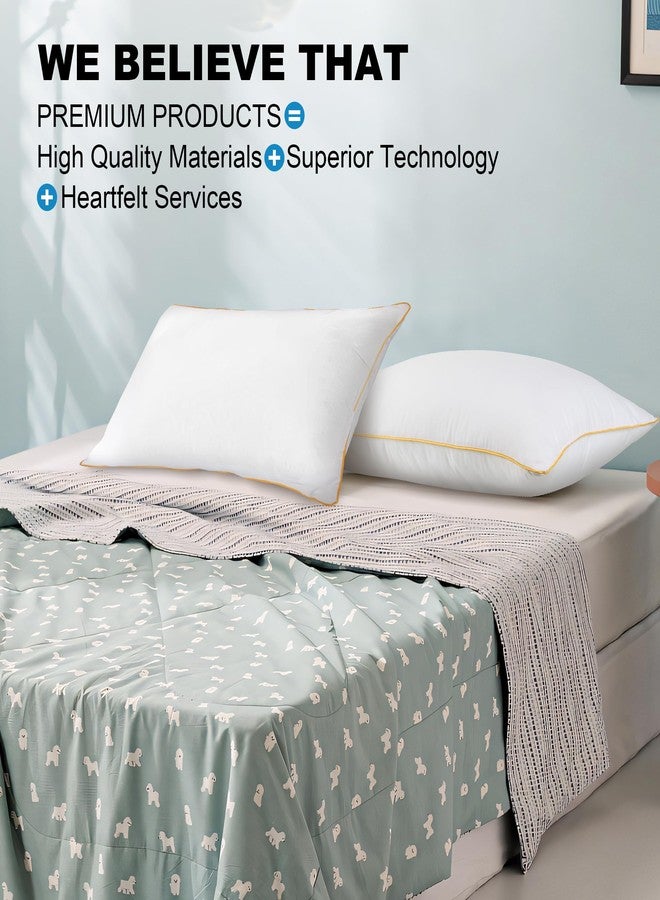 NEIPOTA King Size Pillows Set of 2 - Down Alternative Bedding, Cooling Hotel Quality 20 x 36, Bed Sleeping Pillow for Back, Stomach or Side Sleepers - Image 5