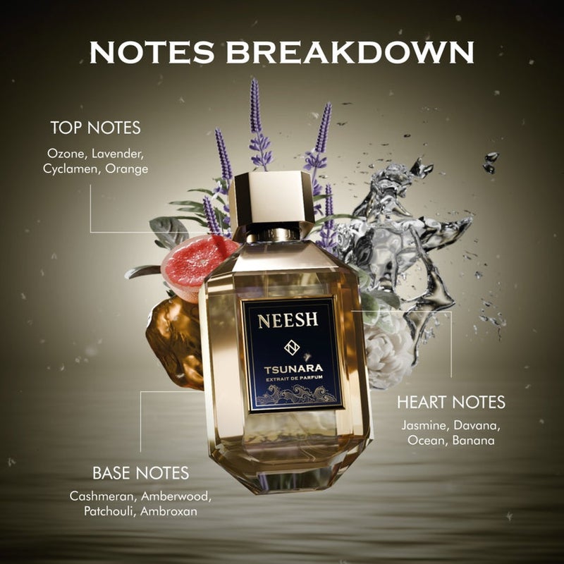 نيش Tsunara (50 مل) - خلاصة عطر (Extrait De Parfum)، عطر رجالي فاخر يدوم طويلاً - Image 4