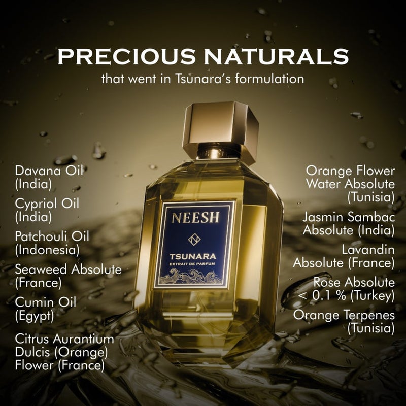 نيش Tsunara (50 مل) - خلاصة عطر (Extrait De Parfum)، عطر رجالي فاخر يدوم طويلاً - Image 5