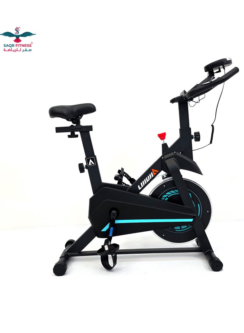 ليجيوجيا دراجة لتمارين اللياقة البدنية وتمارين الكارديو والقوة مع ارتفاع قابل للتعديل ازرق 9300 - Image 1