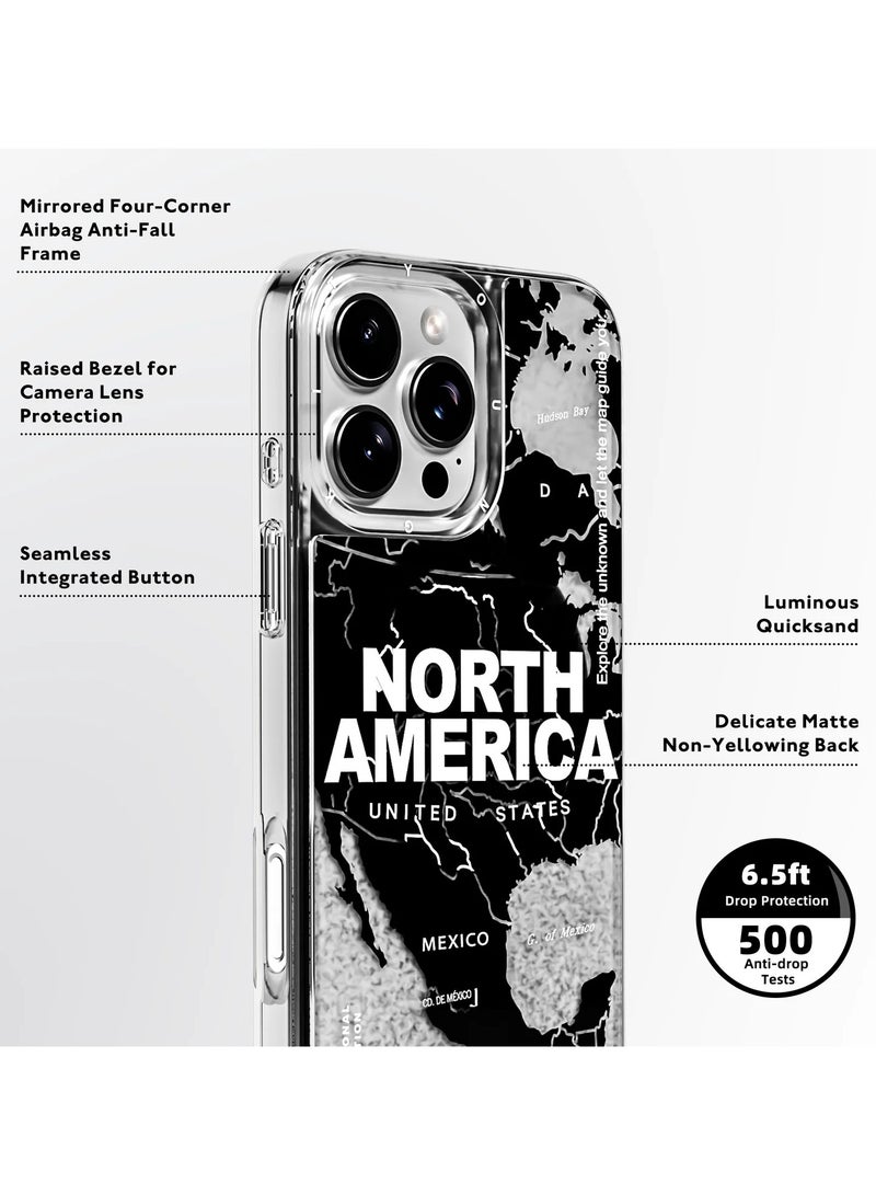 YOUNG KIT North America + Luminous Quicksand Case For iPhone 16 Pro - Image 3