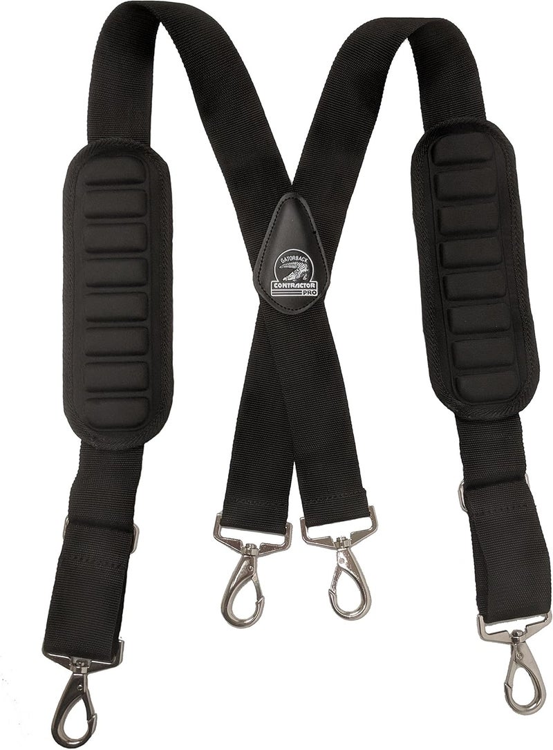 Gatorback Store B606 Molded Air Channel Suspenders w/Spring Hooks. Extreme Comfort and Support for your Tool belt. Made by Contractor Pro - Image 5