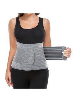 SYOSI Postpartum Belly Wrap Postpartum Belly Band Abdominal Binder Post Surgery Ergonomi Abdomen Hernia Support Belt Waist Pelvis Belt for Stomach Support Abdominal Support Back Pain Relief  - Image 1