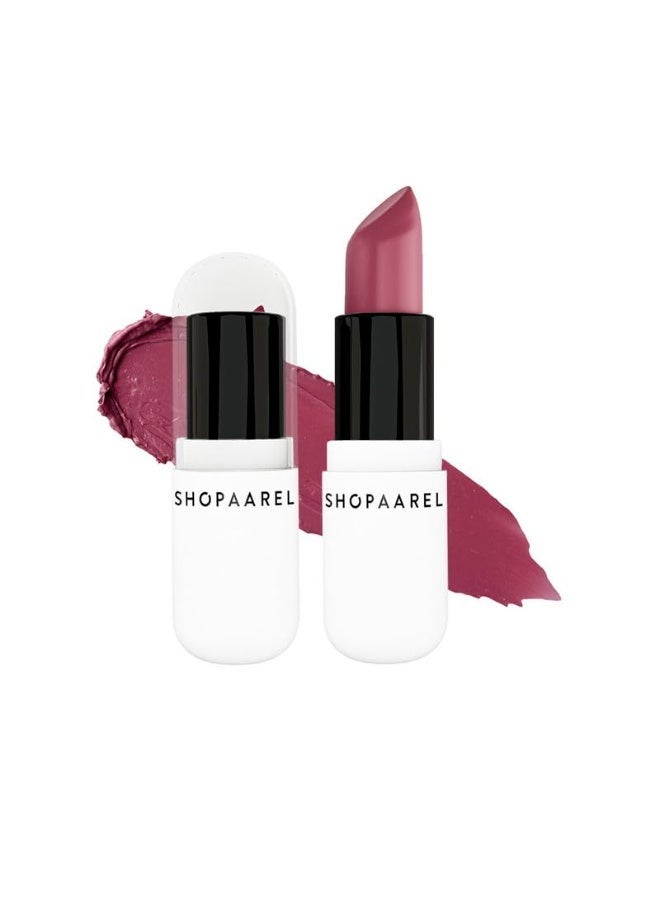 شوبارل أحمر الشفاه "فيلفيت فيوجن مات" (Velvet Fusion Matte) من Shopaarel – ترطيب يدوم طويلاً ولمسة نهائية مخملية ناعمة – درجة Play11 - Image 1