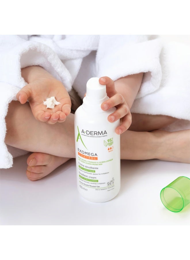 إيه-ديرما كريم A-Derma Exomega Control المرطب المضاد للحكة 400 مل - Image 4