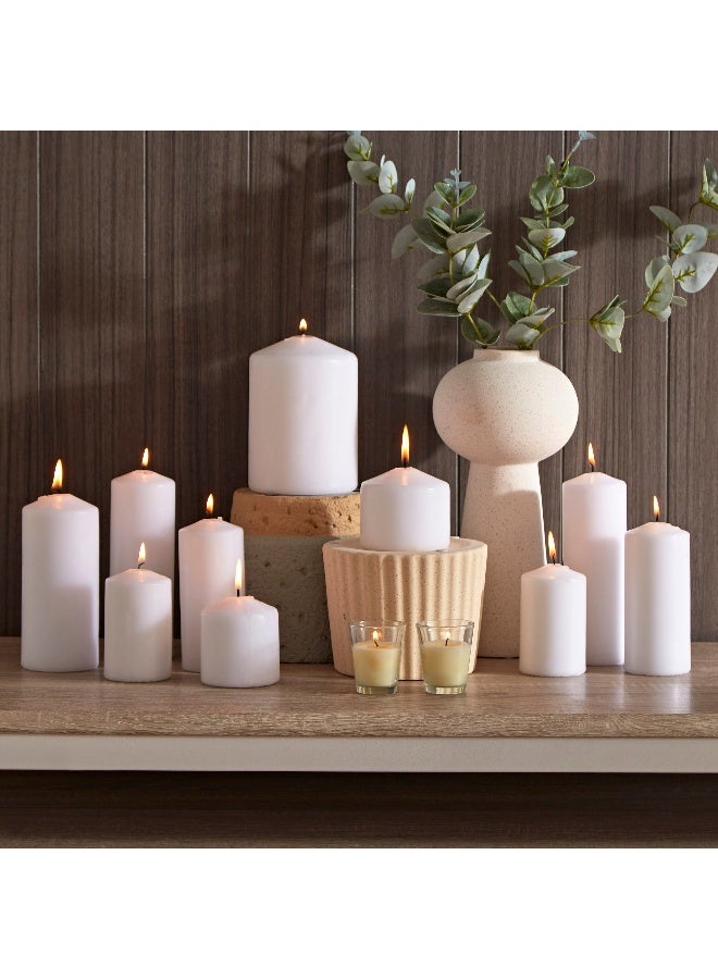 Home Box Luna 3-Piece Pillar Candle Set 6 x 18 x 6 cm  - Image 5