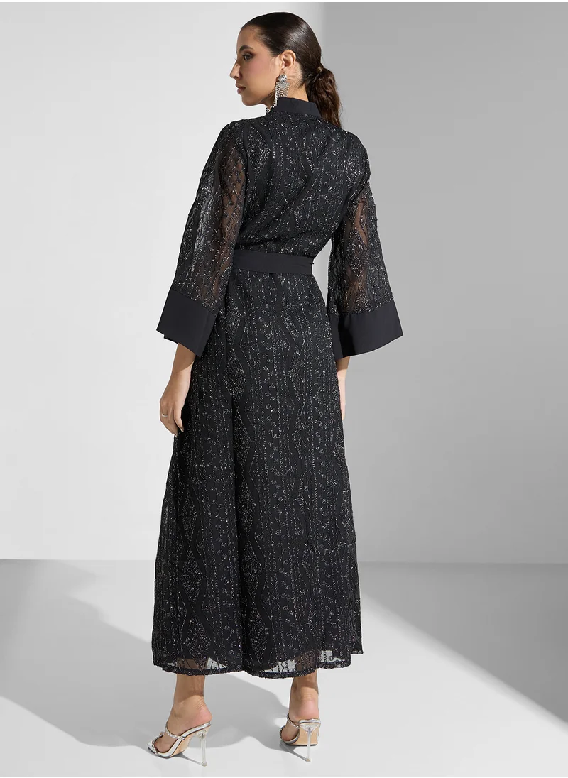 Khizana Embroidered Abaya