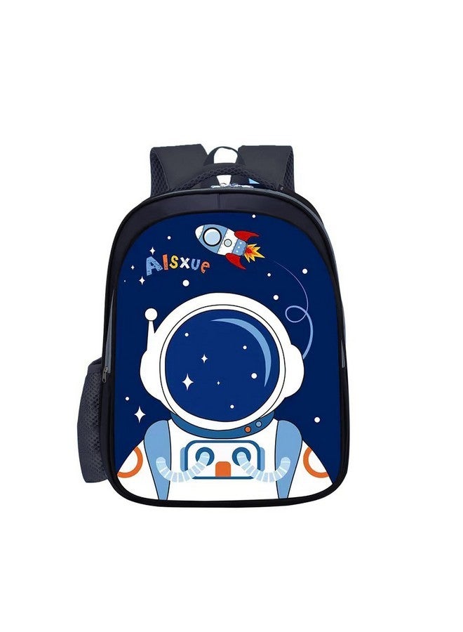 Frantic Waterproof Polyester 26 L 2 Compartment School Backpack With Pencil/Staionery Pouch School Bag Class 1 to 8 Daypack Picnic Bag For School Going Boys & Girls(BK_Blue_Galaxy_24_A) - Image 1