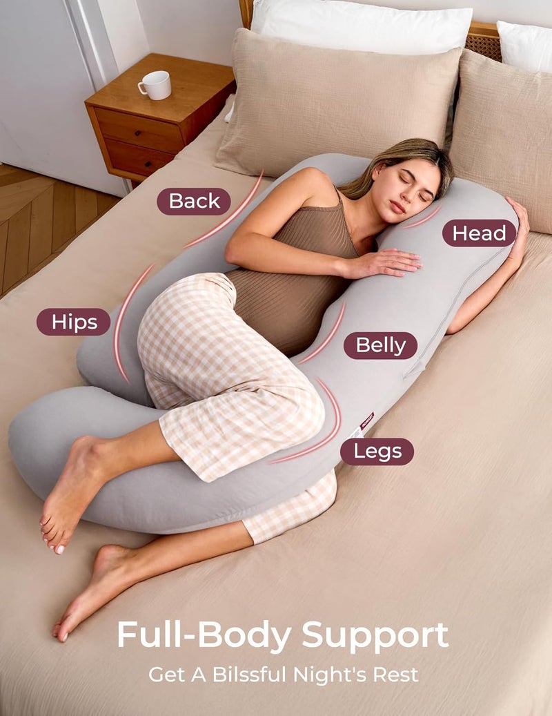 Momcozy U Shaped Pregnancy Pillow - Image 2