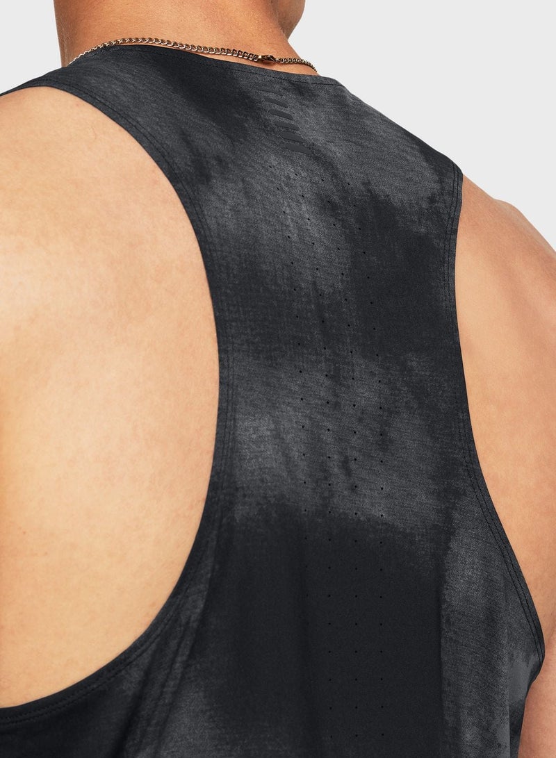 UNDER ARMOUR Laser Wash Iso-Chill Singlet - Image 3
