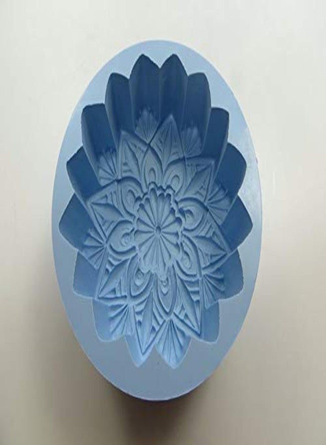 MATIN IMPEX Matin Silicon Soap, Chocolate and Candy Moulds, Round Flower Shape, Reusable (SSM133) - Image 2