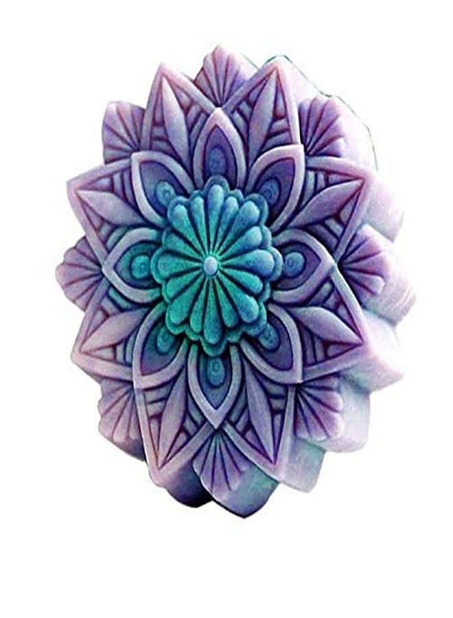 MATIN IMPEX Matin Silicon Soap, Chocolate and Candy Moulds, Round Flower Shape, Reusable (SSM133) - Image 1