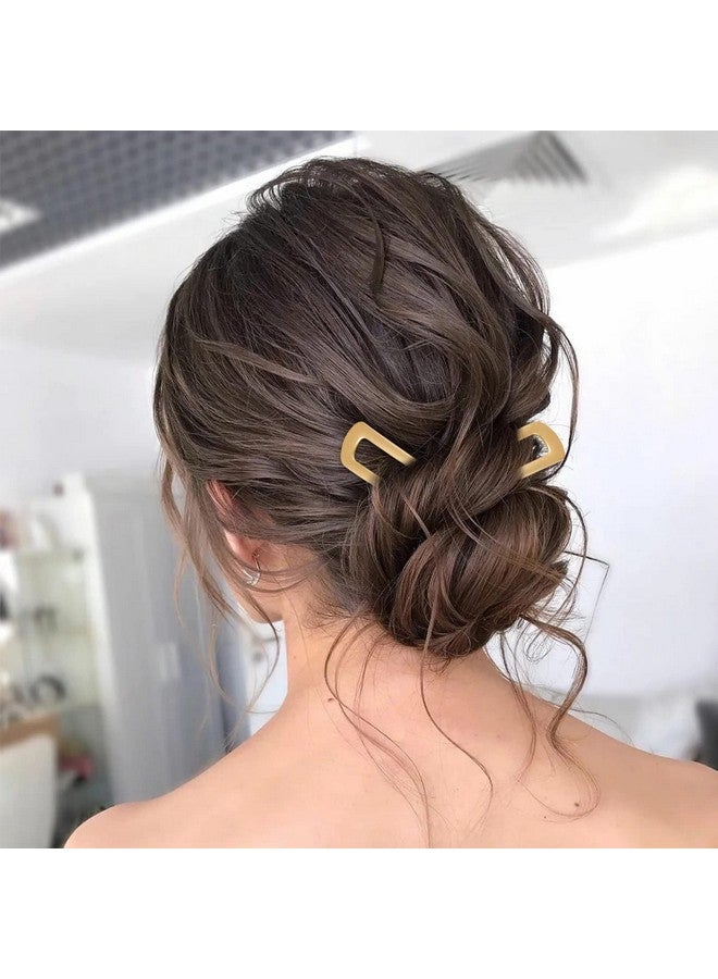 AEGYPIUS 2Pcs U Shaped Hair Pins Metal Hair Fork Vintage Hair Sticks Hair Pins For Buns French Updo Hair Pins For Women Hair Accessories Girls Gifts Hairstyle Chignon - Image 2