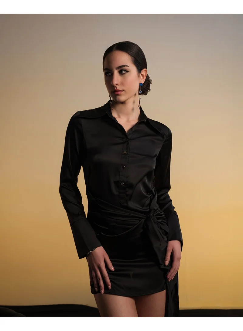 Ohsofly  Women’s Chic Mini Dress Designed with a Sleek Fit and Sophisticated Appeal, Featuring a High-Quality Finish and Modern Style, Perfect for Casual Wear, Social Events, and Effortless Fashion Styling for Women | Best Price UAE