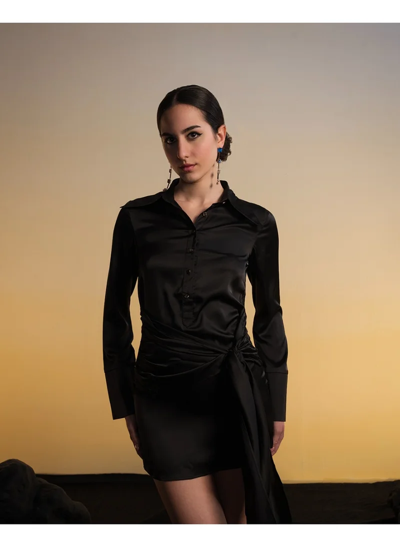 Ohsofly  Women’s Chic Mini Dress Designed with a Sleek Fit and Sophisticated Appeal, Featuring a High-Quality Finish and Modern Style, Perfect for Casual Wear, Social Events, and Effortless Fashion Styling for Women | Best Price UAE