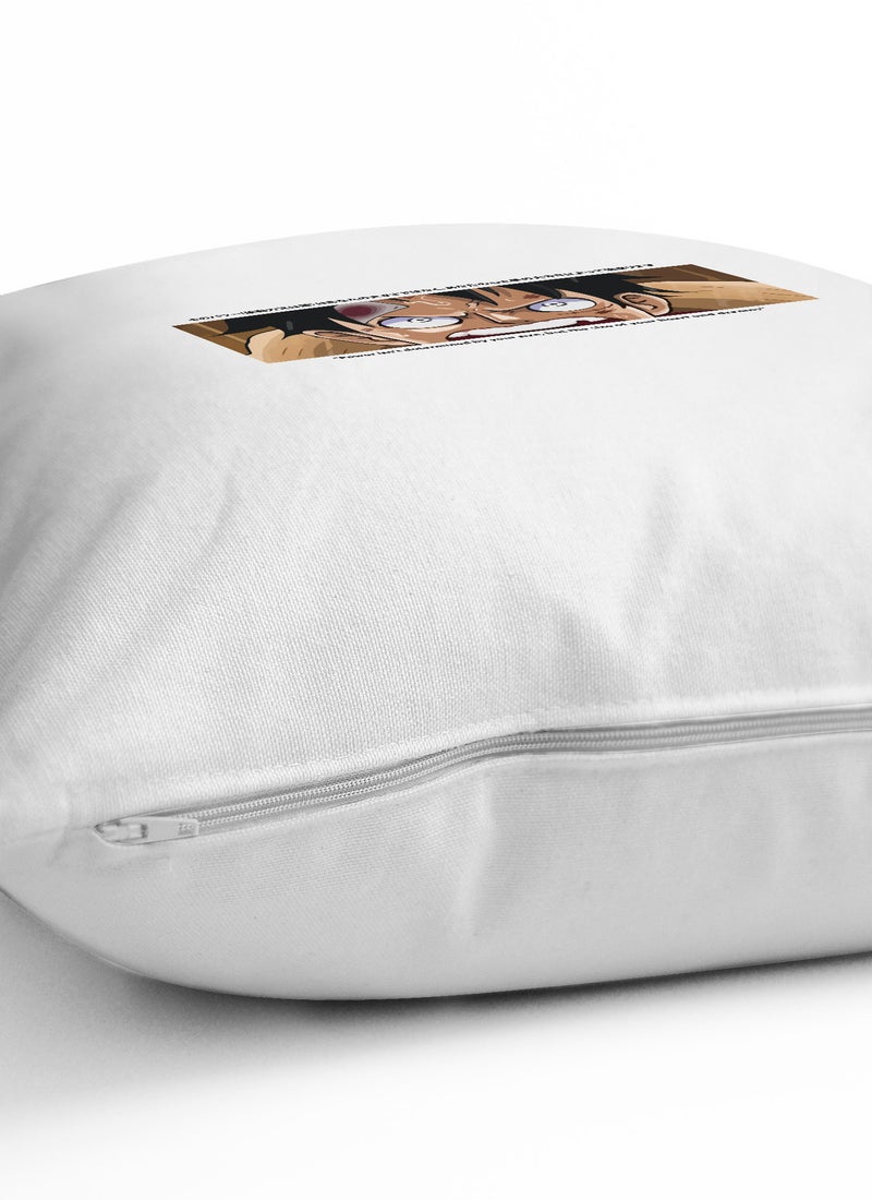 LOUD UNIVERSE One Piece Jar One Piece Couch Cushion Monkey D. Luffy Decorative Cushion Straw Hat Power Quote-Manga Fan Gift - Image 2