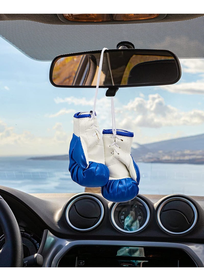 Mini Boxing Gloves Pendant, 4 Pairs of Decorative Punching Gloves for Car Mirror, Home Decor, Souvenirs, and Party Favors - Image 2