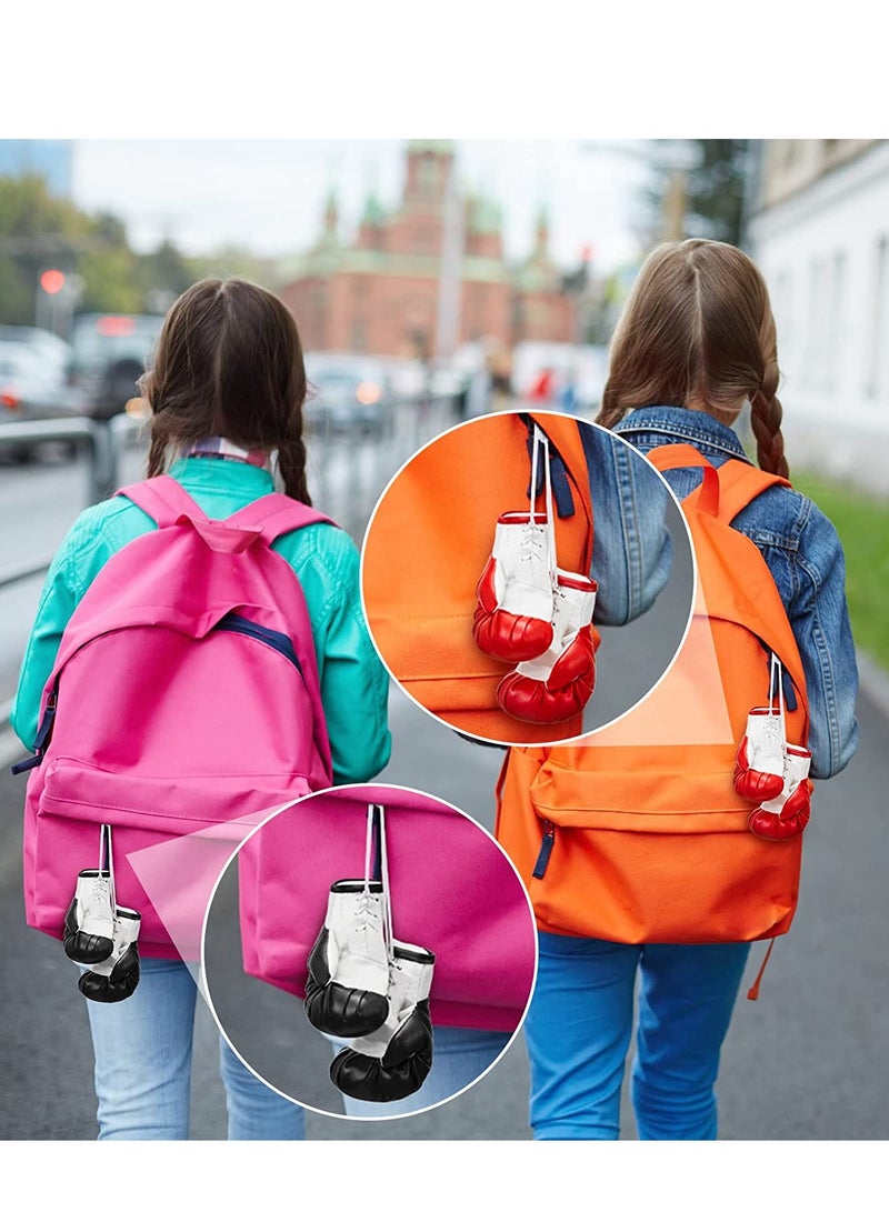 Mini Boxing Gloves Pendant, 4 Pairs of Decorative Punching Gloves for Car Mirror, Home Decor, Souvenirs, and Party Favors - Image 5