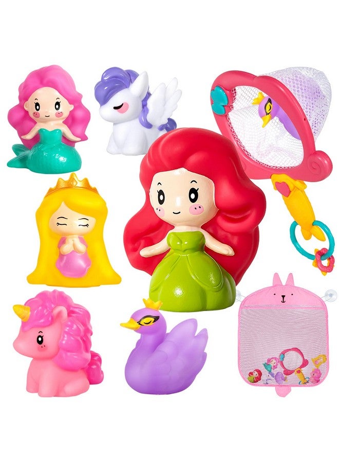 Hely Cancy No Hole Bath Toys for Baby - Girl Bath Tub Toys with Storage and Net - Sealed,Float On The Water - Image 1